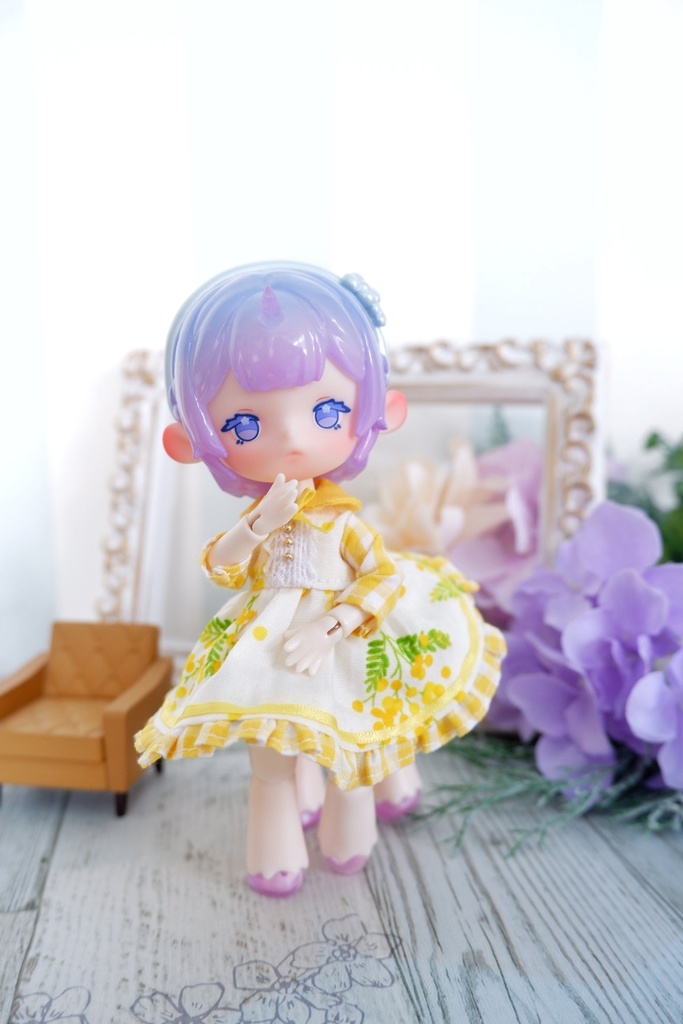 ミモザのワンピース