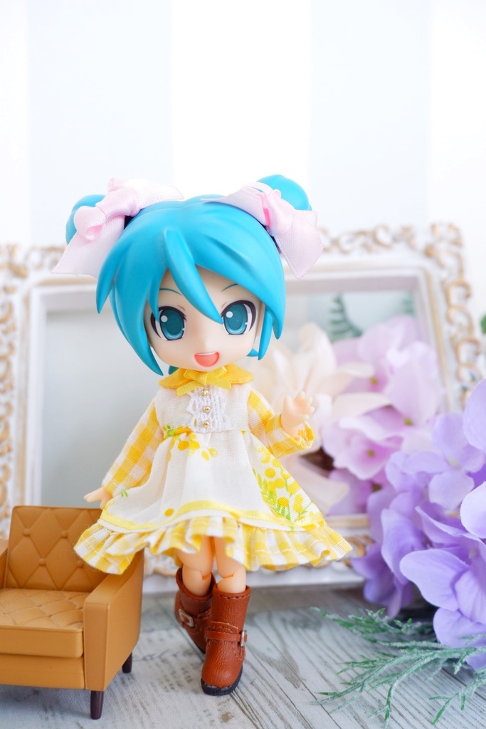ミモザのワンピース