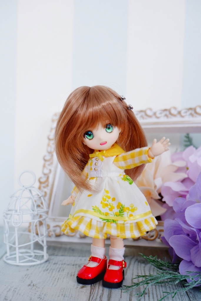 ミモザのワンピース