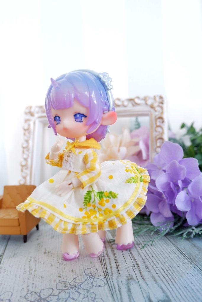 ミモザのワンピース