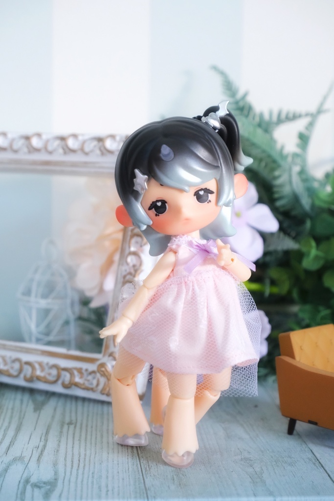 チュールワンピース