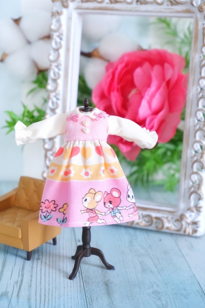 レトロあにまるさんワンピース