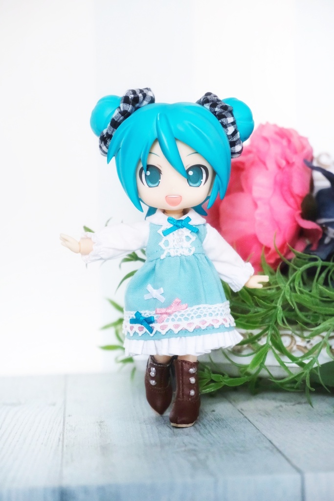 ブルーグリーンなワンピース