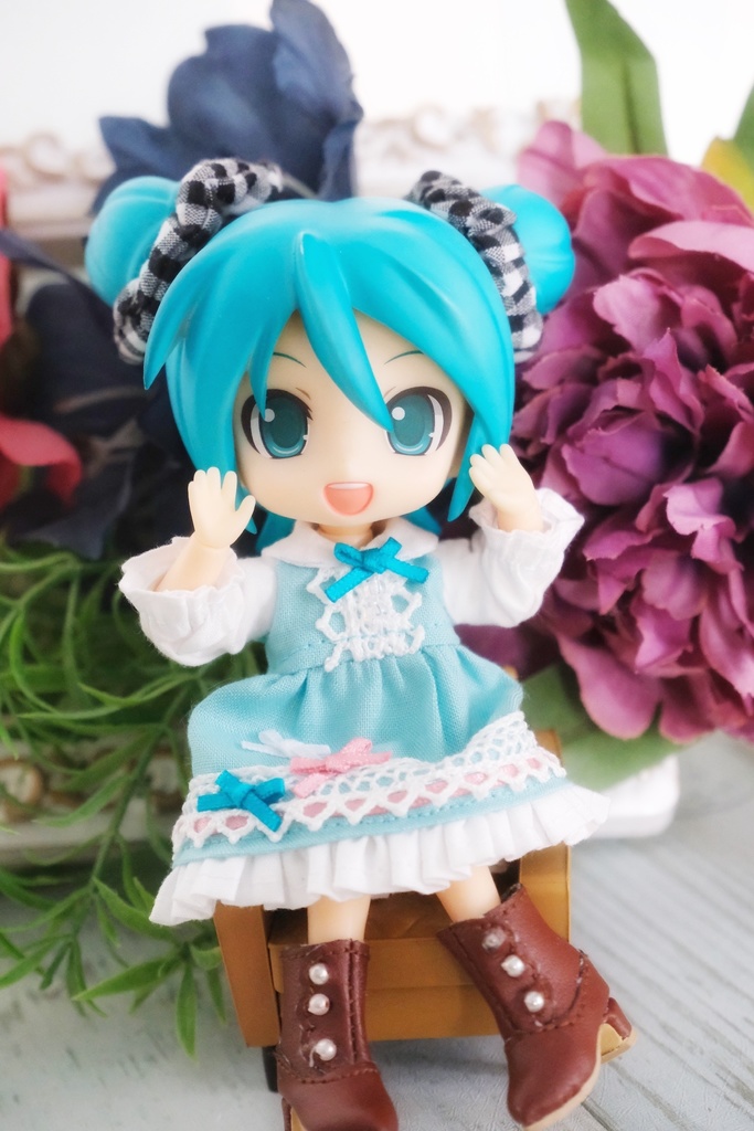 ブルーグリーンなワンピース