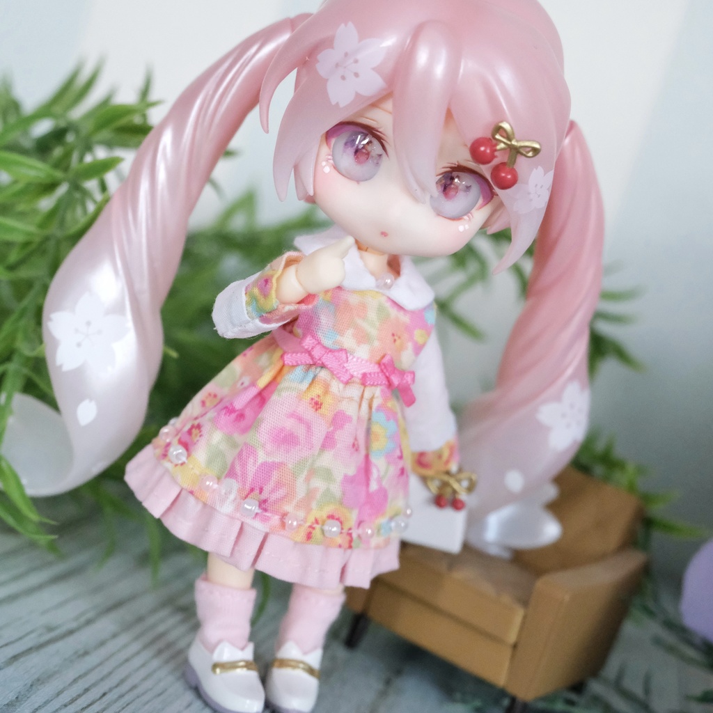 お花畑なワンピース