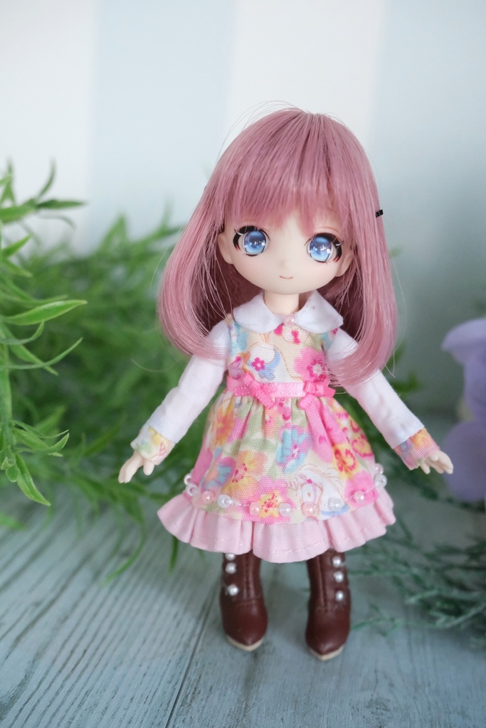 お花畑なワンピース