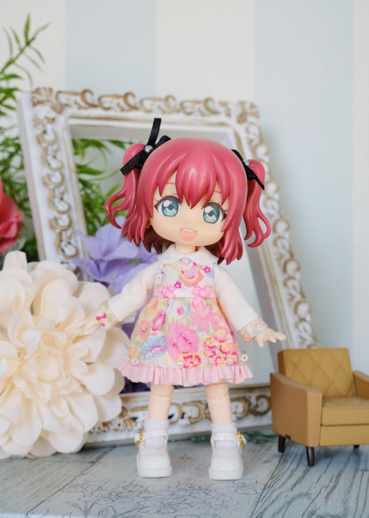 お花畑なワンピース