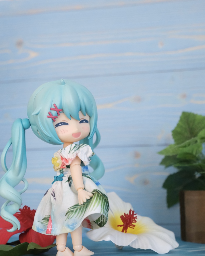 オフショルダーワンピース&ポシェット とこなつ