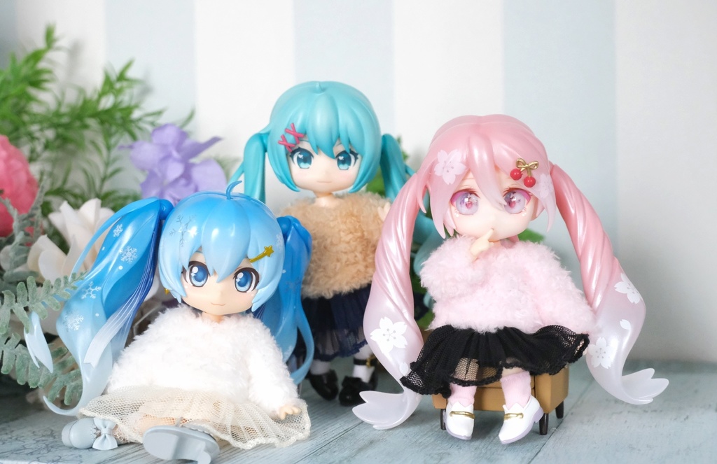 ゆるふわニットコーデ