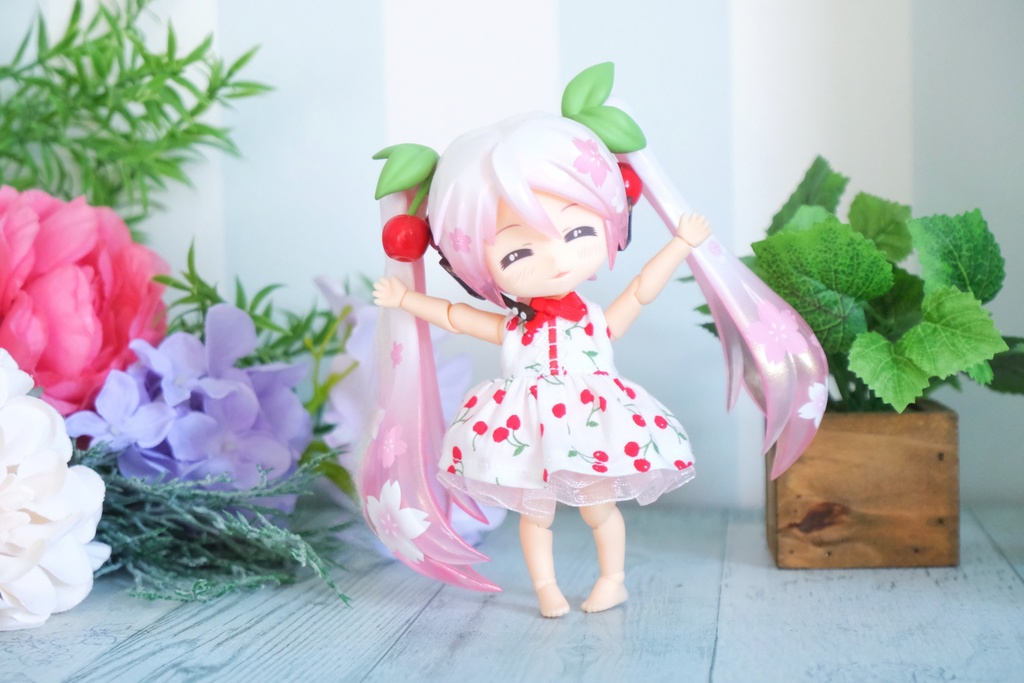 さくらんぼワンピース Ver.Summer WHITE