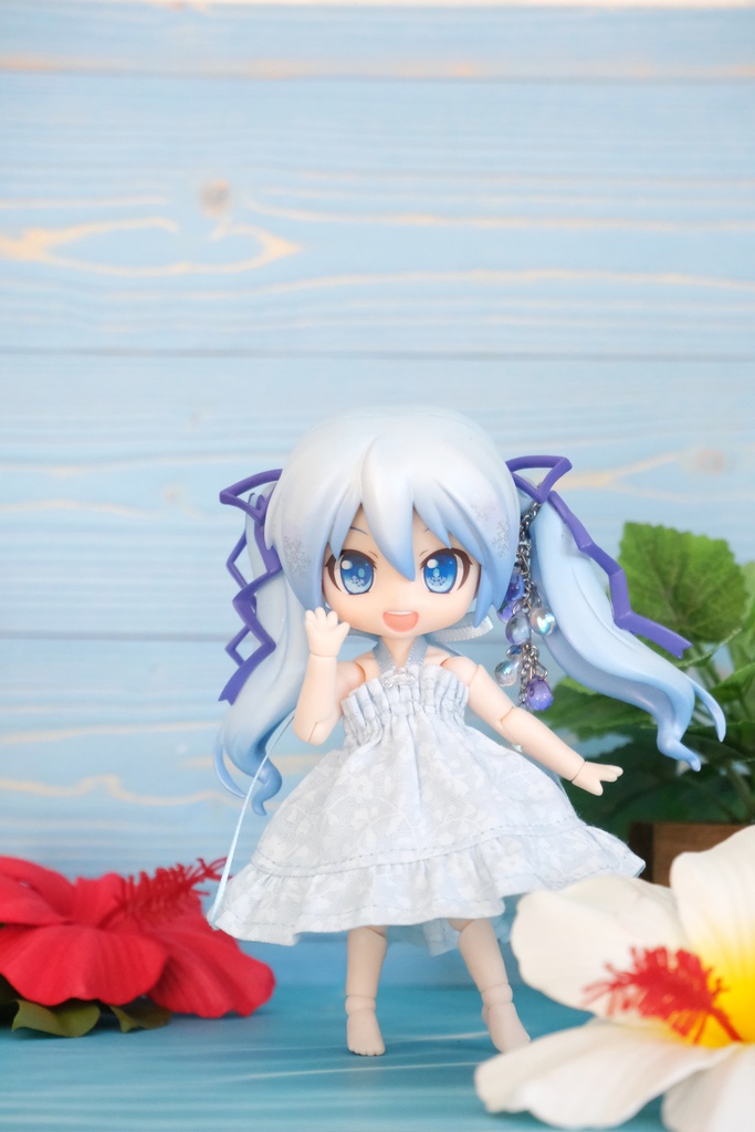 サマードレス ブルー