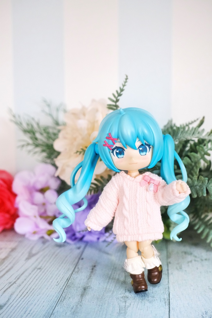 ロングニットコーデセット