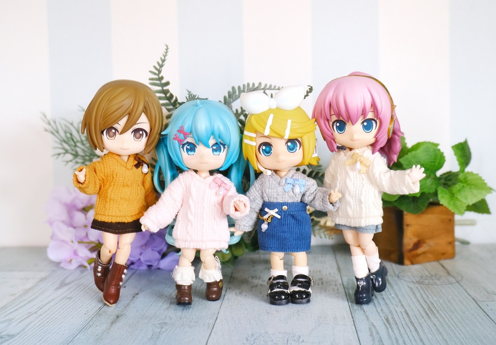 ロングニットコーデセット