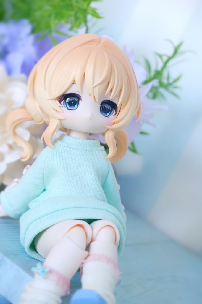 近日中販売開始【1/6サイズ 】 3点セット🎀小さなリボンのミントワンピース