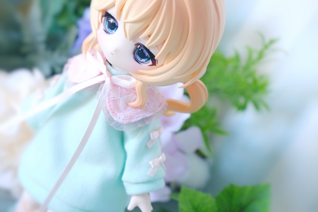 近日中販売開始【1/6サイズ 】 3点セット🎀小さなリボンのミントワンピース