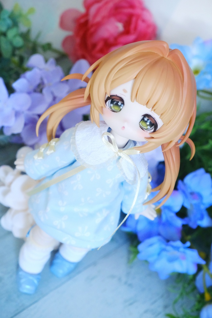 【1/6サイズ 】 3点セット🎀小さなリボンのワンピースセット ボニバニ6