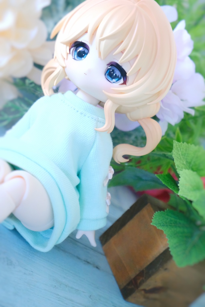 近日中販売開始【1/6サイズ 】 3点セット🎀小さなリボンのミントワンピース