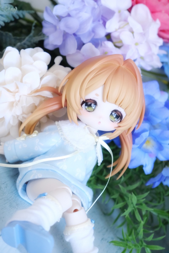 【1/6サイズ 】 3点セット🎀小さなリボンのワンピースセット ボニバニ6
