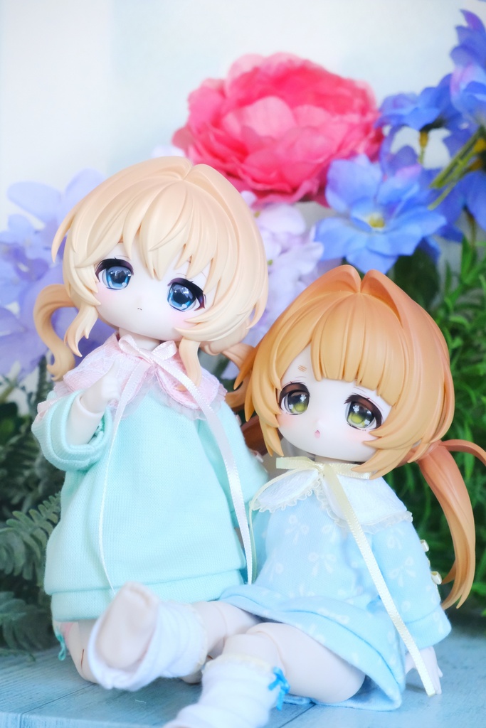 【1/6サイズ 】 3点セット🎀小さなリボンのワンピースセット ボニバニ6