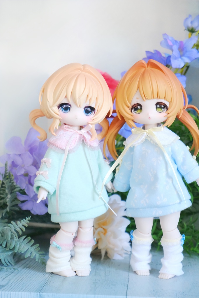 【1/6サイズ 】 3点セット🎀小さなリボンのワンピースセット  ボニバニ6