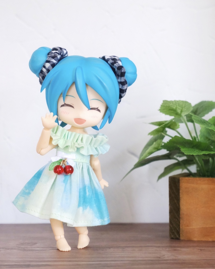 オフショルダーワンピース クリームソーダver.