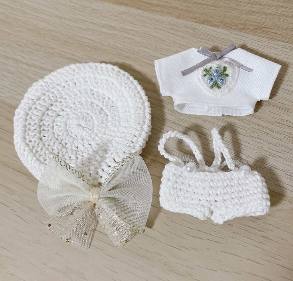 【10㎝ぬい用】妖精ホワイト