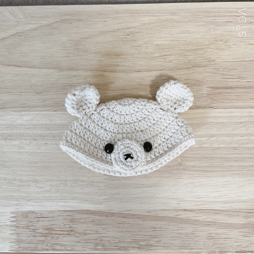 【10㎝ぬい用】くま帽子