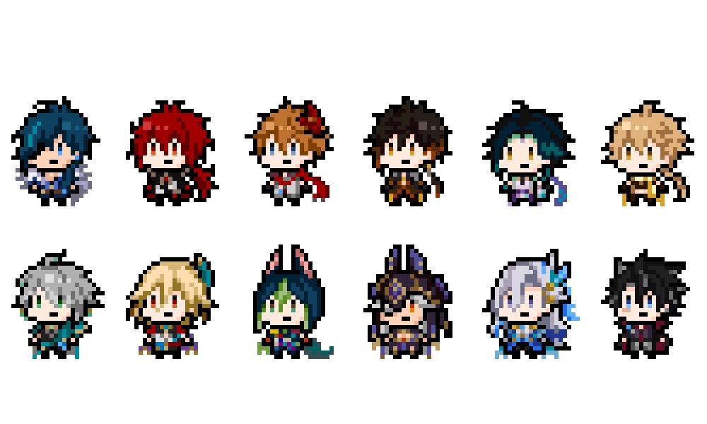 原神　アクリルブロック