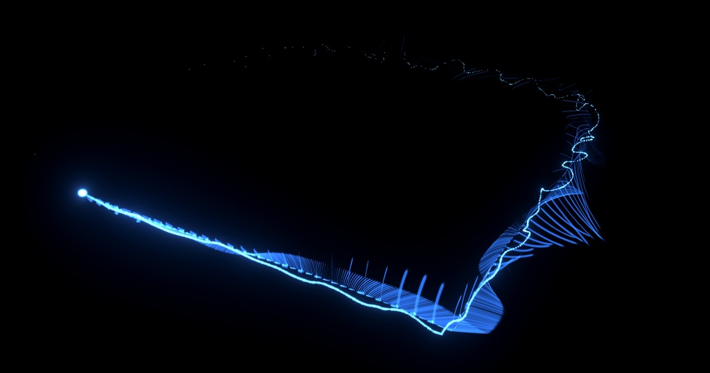 Trail Ball(with Spring Joint) particle