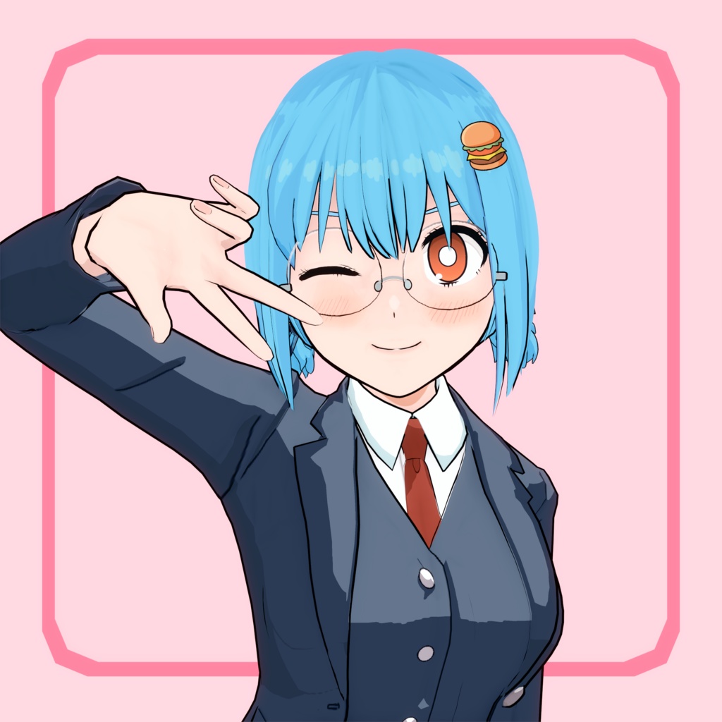 ハンバーガーちゃん絵日記セット / Hamburger-chan Diary Bundle