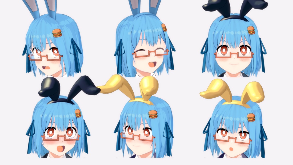 ハンバーガーちゃんバニーセット / Hamburger-chan Bunny Bundle