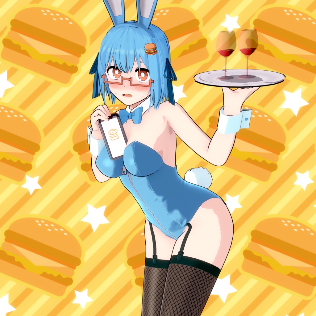 ハンバーガーちゃんバニーセット / Hamburger-chan Bunny Bundle