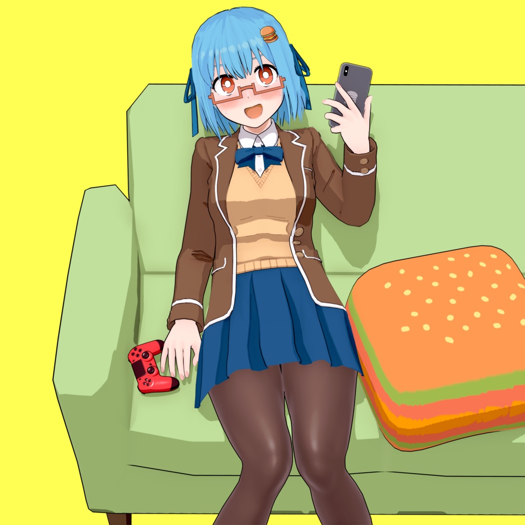 ハンバーガーちゃん全部入りセット / Hamburger-chan All-in-One Bundle