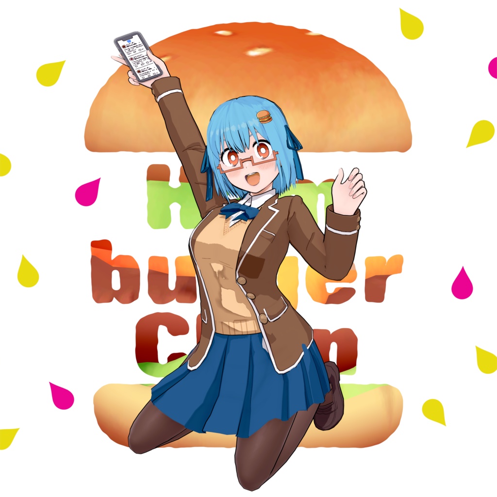 ハンバーガーちゃん全部入りセット / Hamburger-chan All-in-One Bundle