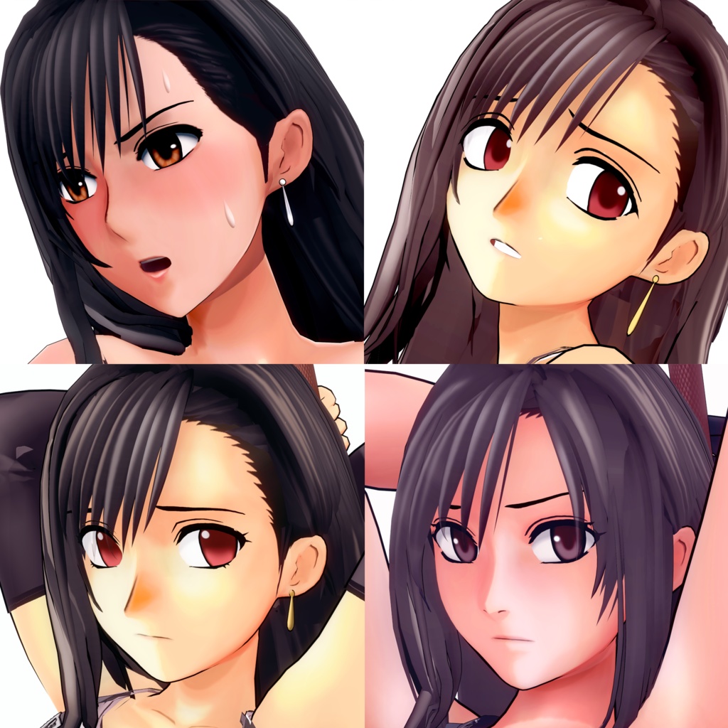 ティファ "RED" 完全版セット / Tifa "RED" Complete Bundle