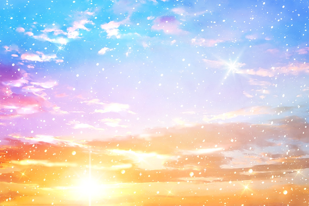 【印刷用】ドラマチックな空の素材(1)