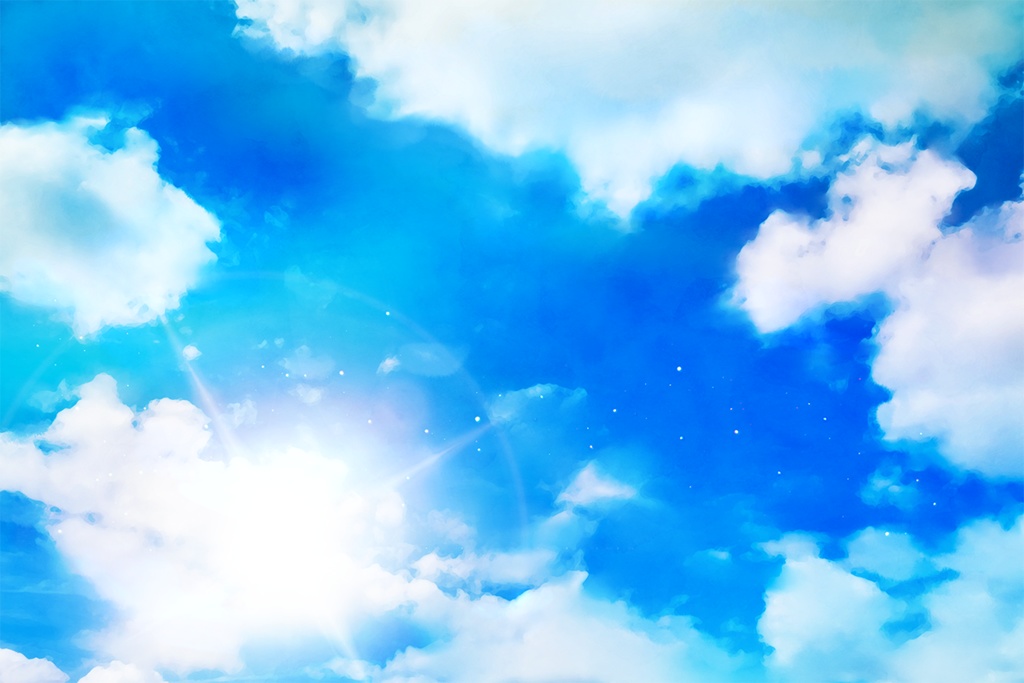 【印刷用】ドラマチックな空の素材(1)