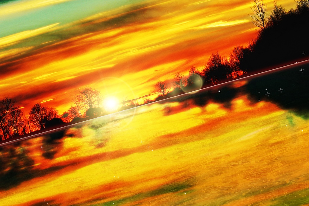 【印刷用】ドラマチックな空の画像(2)