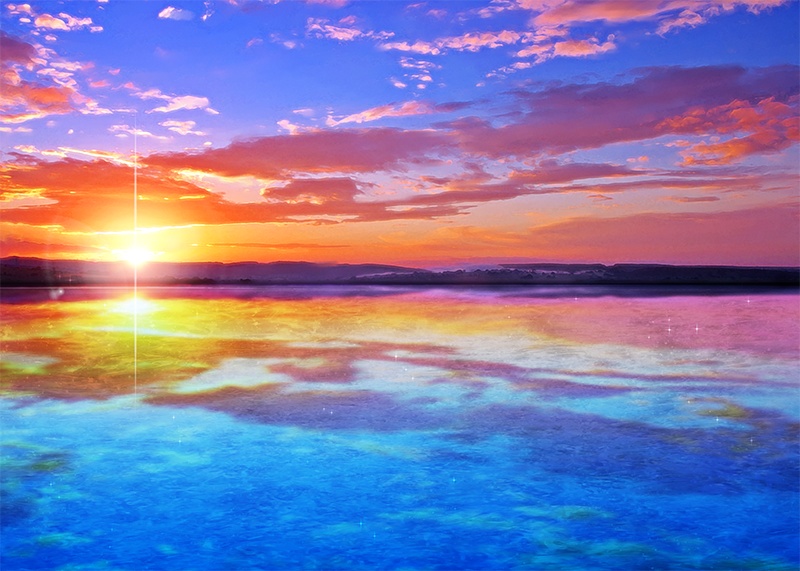 【印刷用】ドラマチックな空の画像(2)