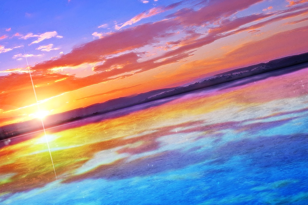 【印刷用】ドラマチックな空の画像(2)