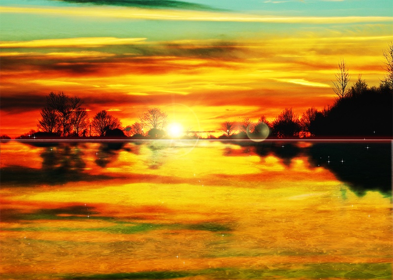 【印刷用】ドラマチックな空の画像(2)