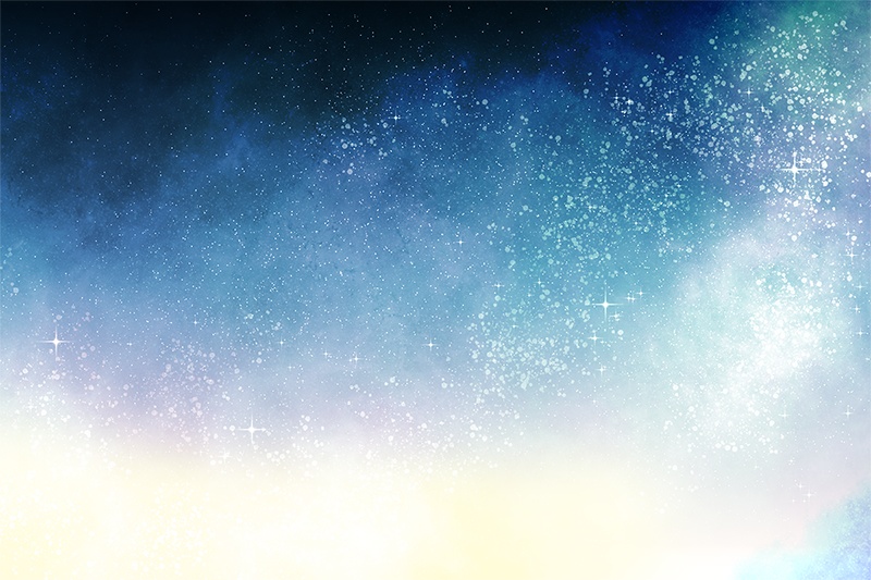 【印刷用】星雲と星空の素材