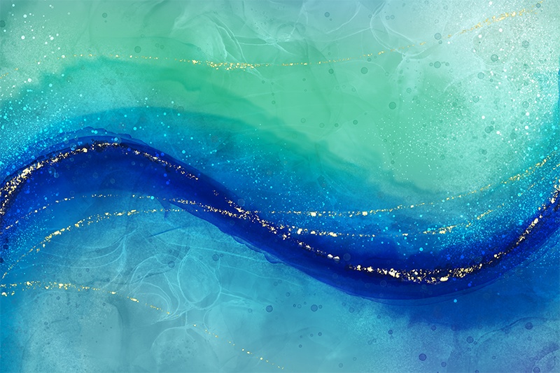 【印刷用】アルコールインク素材「ブルー」