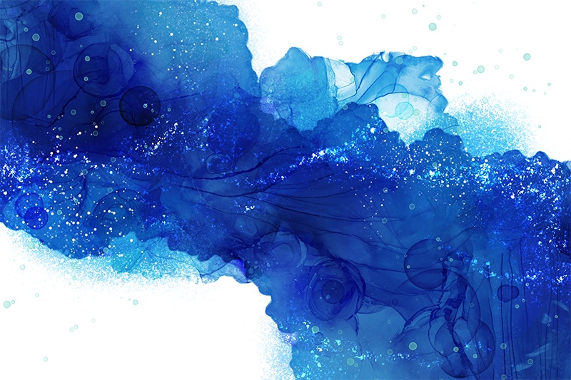 【印刷用】アルコールインク素材「ブルー」