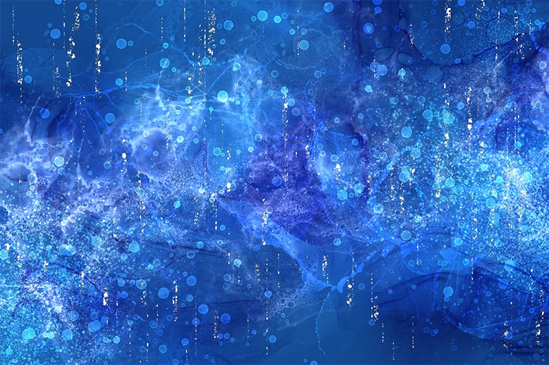 【印刷用】アルコールインク素材「ブルー」