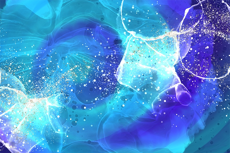 【印刷用】アルコールインク素材「ブルー」