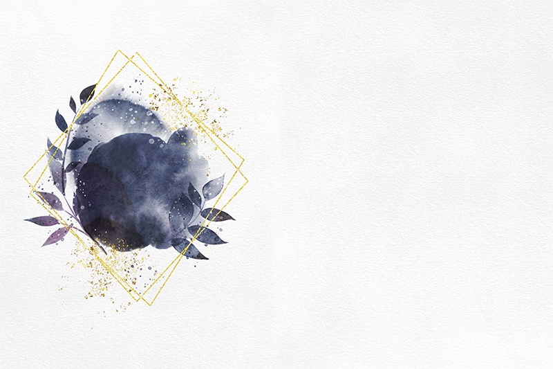 【印刷用】水彩ボタニカル素材