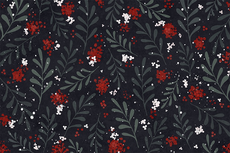 【印刷用】小花のイラスト素材