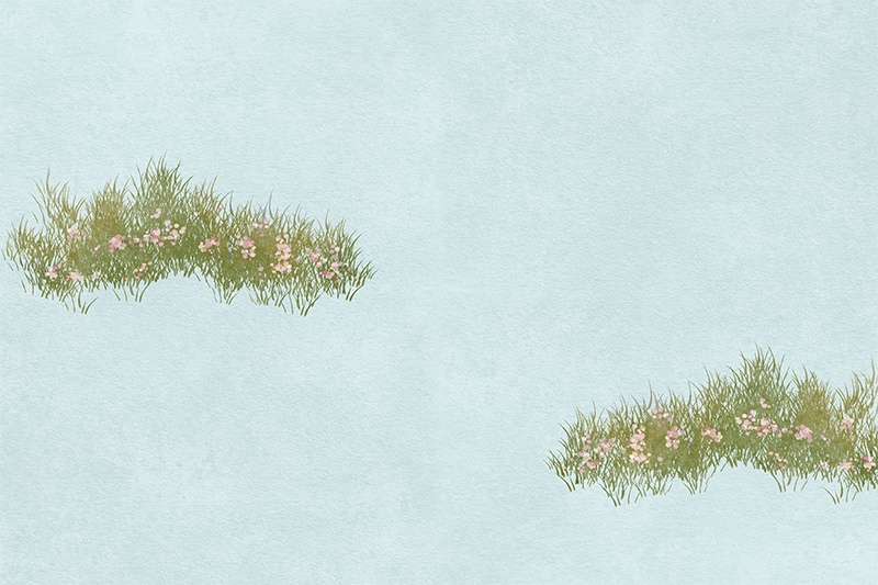 【印刷用】小花のイラスト素材