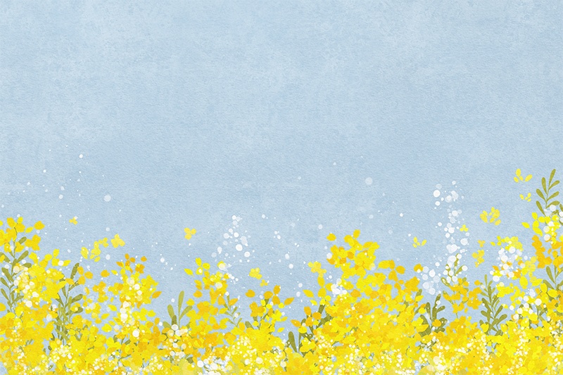 【印刷用】小花のイラスト素材